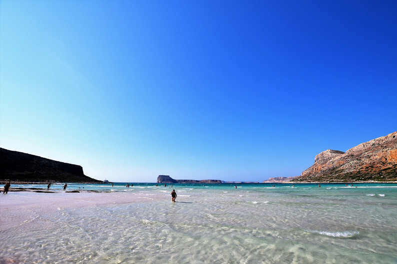 ピンクの砂浜<br />
<br />
ギリシャ・クレタ島
