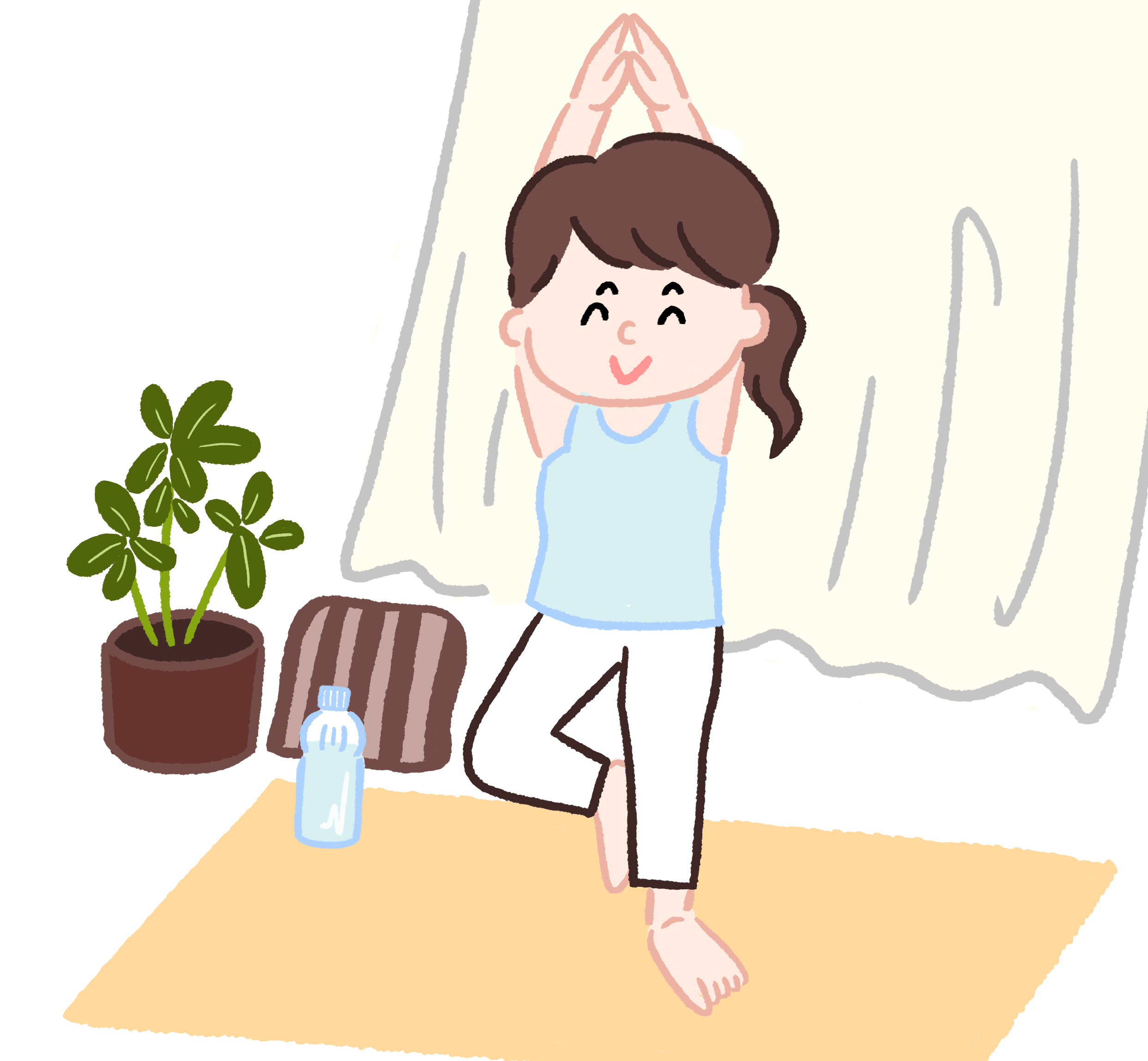 ゆったりとした運動がおすすめで