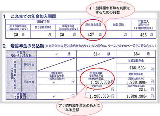 隼人さんのねんきん定期便